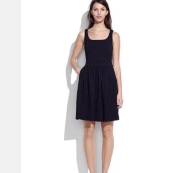 madewell polka dot dress
